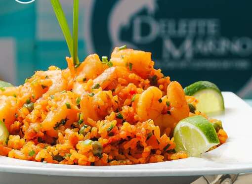 Arroz con camarones