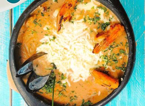 Cazuela de mariscos