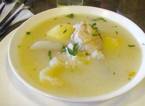 Consome de pescado
